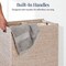 Best Choice Products Large Natural Water Hyacinth Double Laundry Hamper Basket w/ 2 Liner Bags, Handles